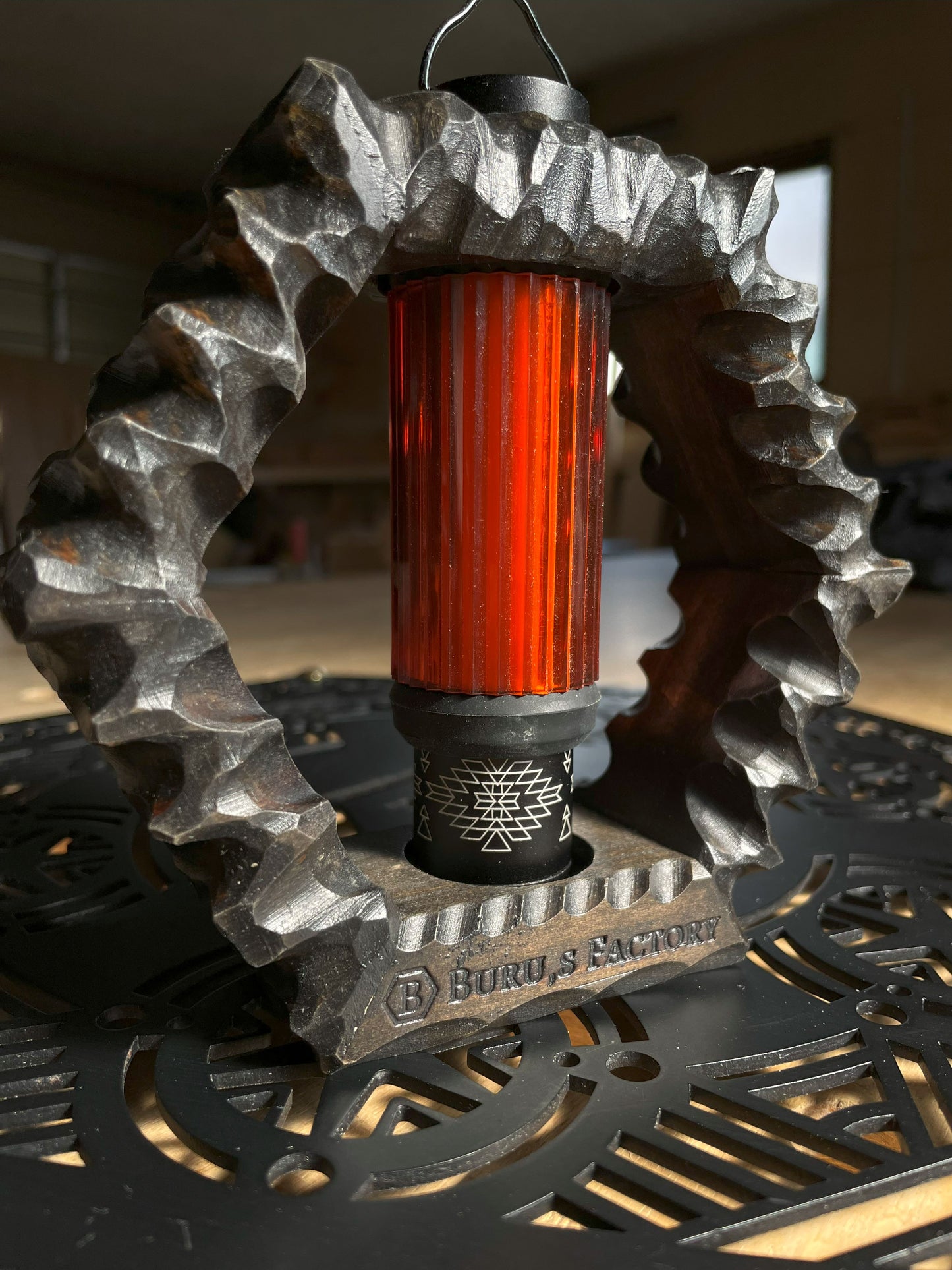 ヘキサ一輪挿し彫刻仕様